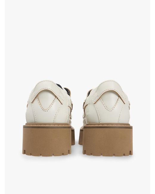 Tommy Hilfiger White Archive Leather Chunky Cleat Boat Shoes
