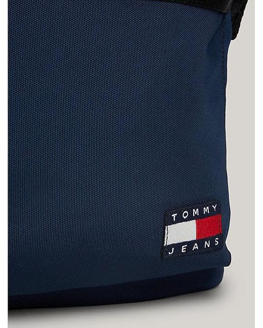Tommy Hilfiger Essential Rucksack mit Rolltop-Design in Blue für Herren