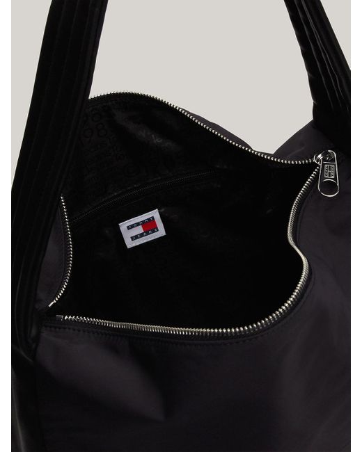 Grand sac bandoulière utilitaire Tommy Hilfiger en coloris Black