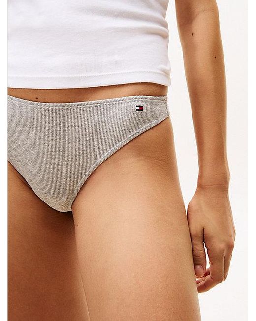 Tommy Hilfiger Set Van 3 Strings Met Metallic Garen in het Black