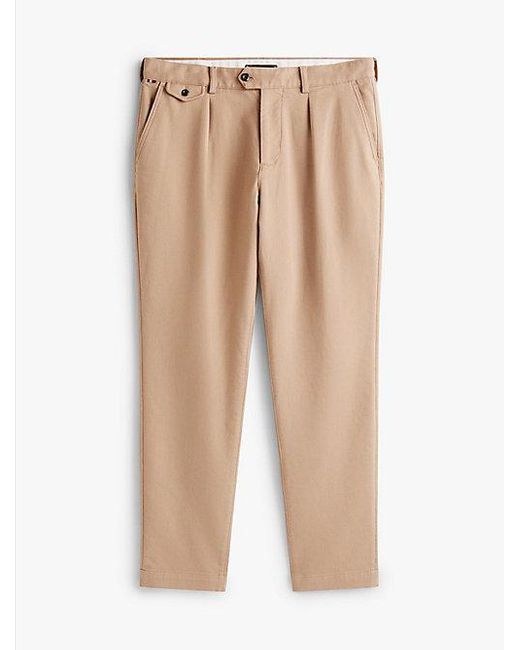 Pantalón Harlem De Corte Cónico En Sarga Tommy Hilfiger de hombre de color Blue