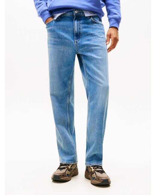 Tommy Hilfiger Light Blue Cotton Men Jeans main image 1
