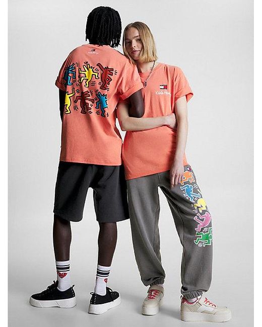 Tommy Hilfiger Tommy X Keith Haring Uniseks Relaxed T-shirt in het Multicolor voor heren