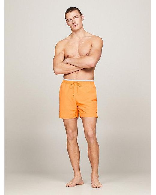 Tommy Hilfiger Th Essential Halflange Zwemshort in het Orange voor heren