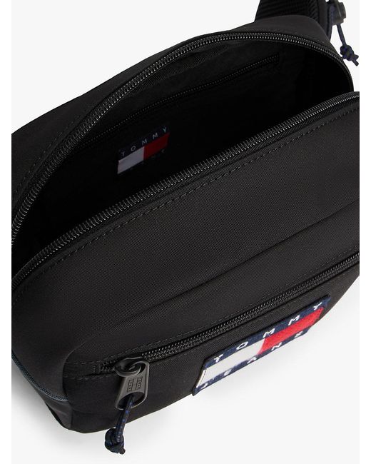 Tommy Hilfiger Black Archive Toggle Cord Bum Bag for men