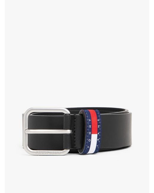 Cintura Ryan di Tommy Hilfiger in Black da Uomo