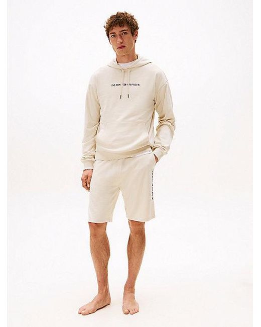 Tommy Hilfiger Original Lounge-Hoodie Met Trekkoord En Logo in het White voor heren
