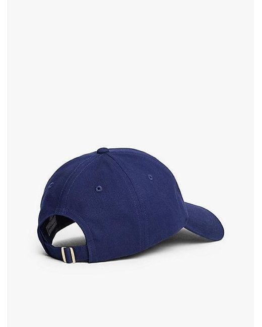Tommy Hilfiger Blue Baseball-Cap Mit Aufgesticktem Th-Monogramm