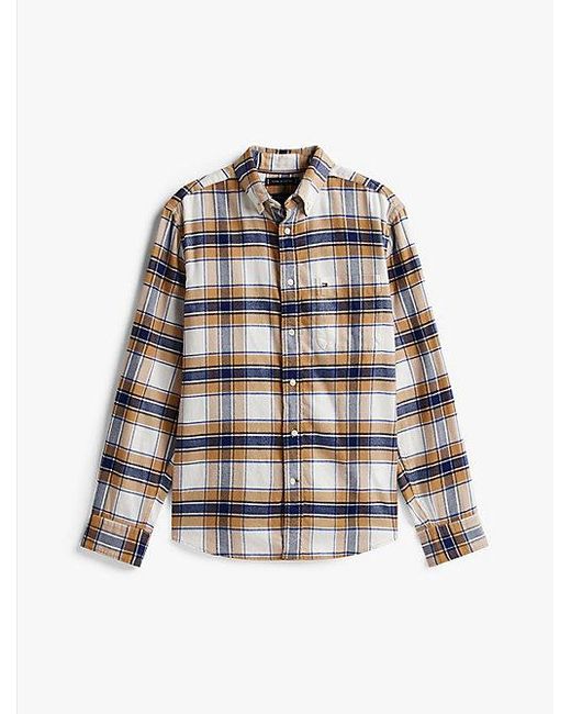 Tommy Hilfiger Regular Fit Overhemd Met Tartanruit in het Multicolor voor heren