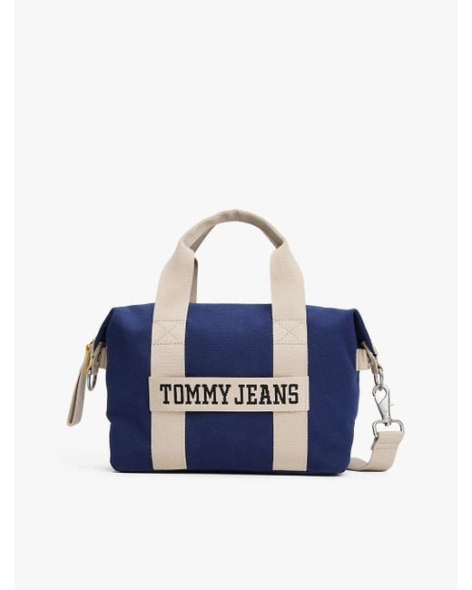 Borsa Da Viaggio Rétro Bicolore di Tommy Hilfiger in Blue da Uomo