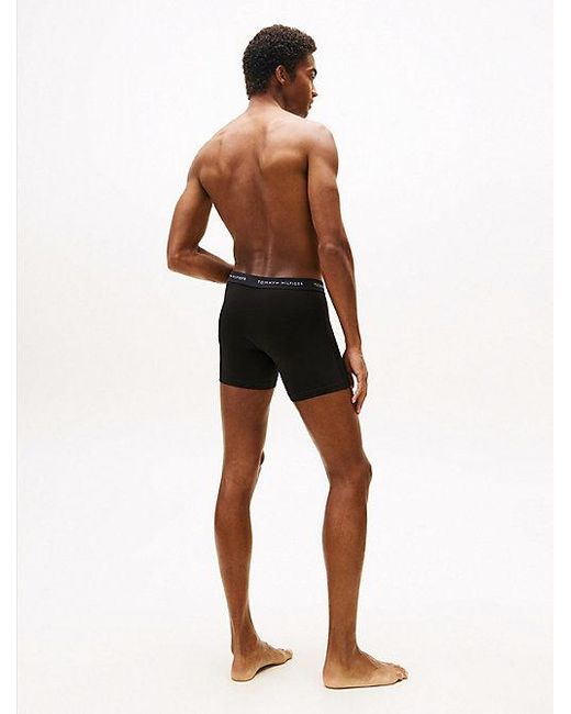 Tommy Hilfiger Signature Set Van 3 Boxer Briefs Met Logotaille in het Black voor heren
