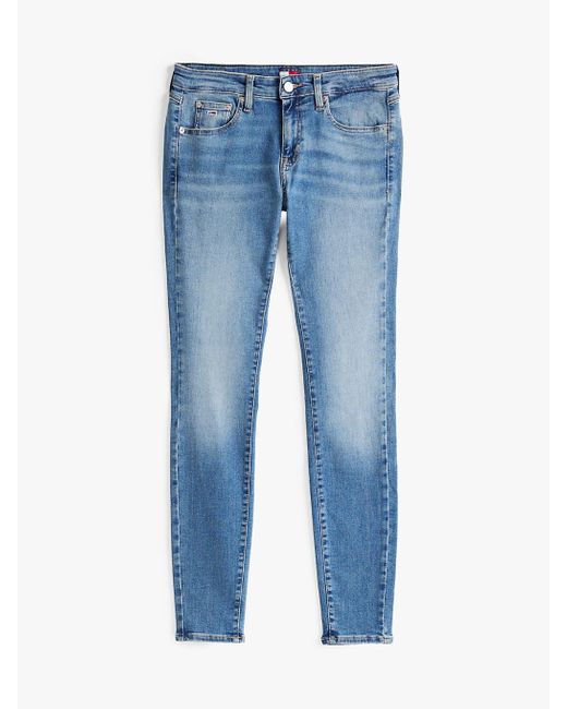 Tommy Hilfiger Blue Low Rise Skinny Jeans