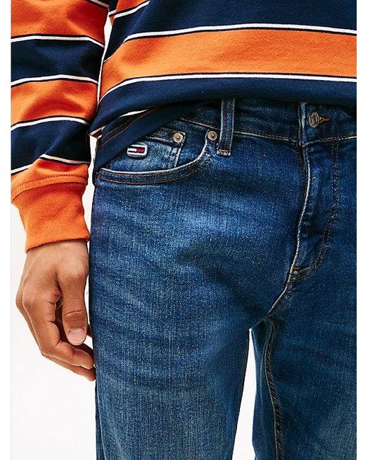 Tommy Hilfiger Austin Whiskered Slim Tapered Jeans in het Blue voor heren