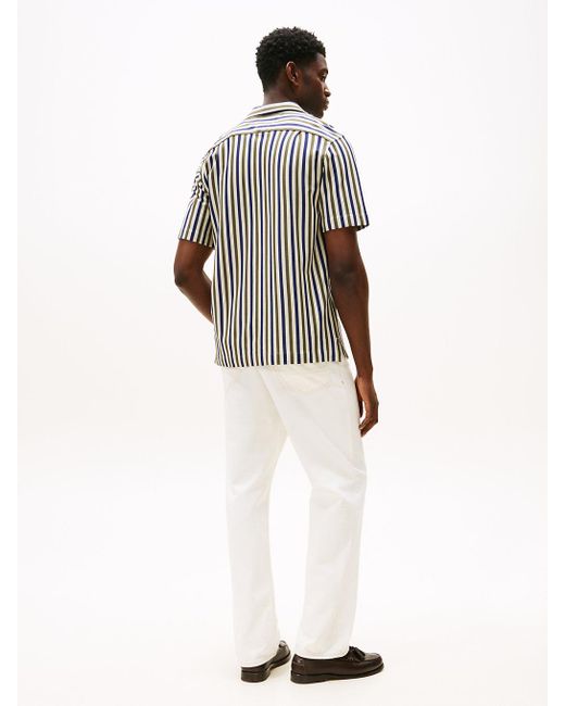 Chemise 1985 À Rayures Et Manches Courtes Tommy Hilfiger pour homme en coloris Multicolor