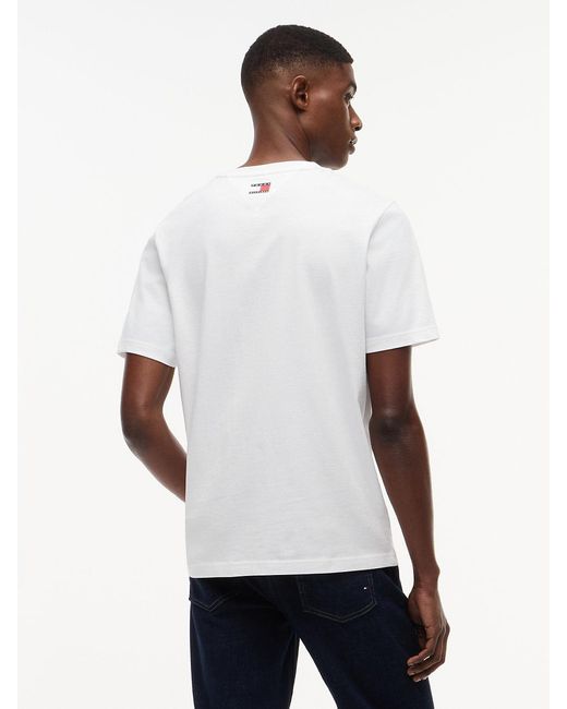 Tommy Hilfiger White Th X Cadillac Formula 1® Team Logo T-shirt for men