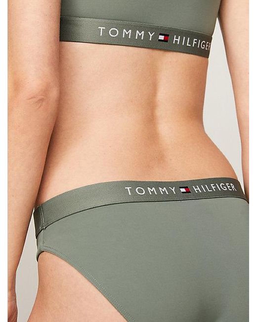 Tommy Hilfiger Original Hipster Bikinibroekje Met Logo in het Gray