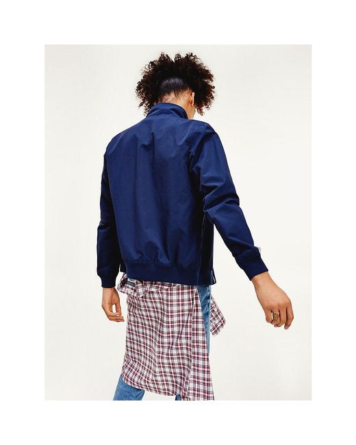 essential flag patch bomber jacket