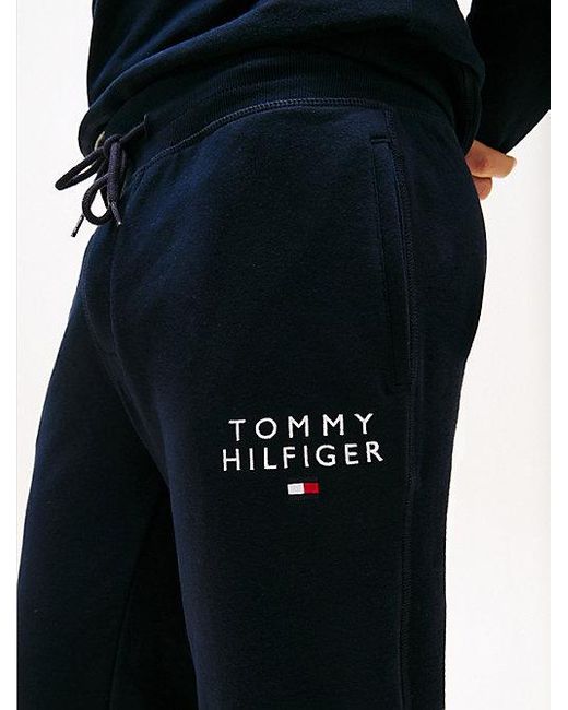 Pantalón De Chándal Th Original Con Logo Tommy Hilfiger de hombre de color Blue