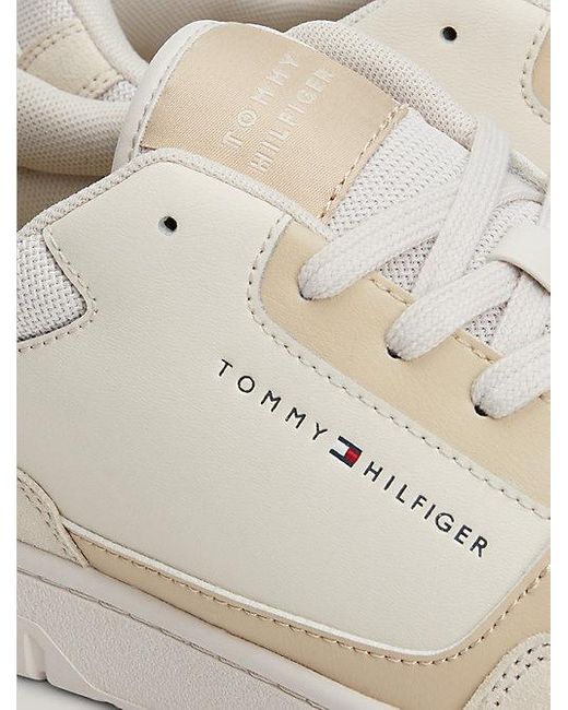 Zapatillas deportivas con suela dentada Tommy Hilfiger de hombre de color Natural