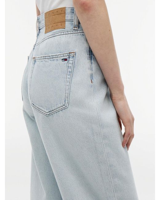 Tommy Hilfiger Blue High Rise Slim Straight Jeans