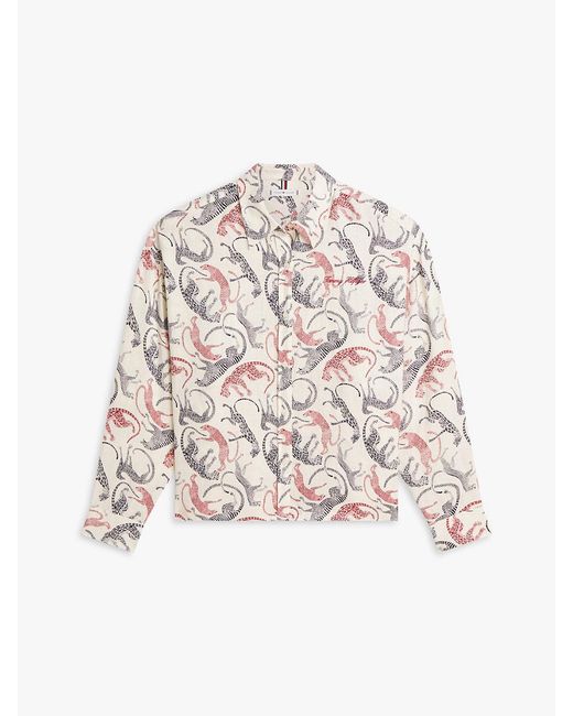 Tommy Hilfiger Natural Pure Linen Oversized Fit Shirt