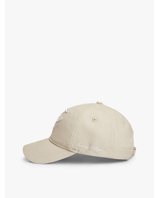Tommy Hilfiger White Logo Embroidery Baseball Cap
