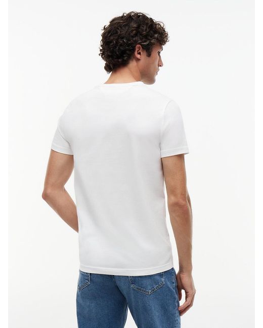 Tommy Hilfiger White Extra Slim Fit T-shirt for men