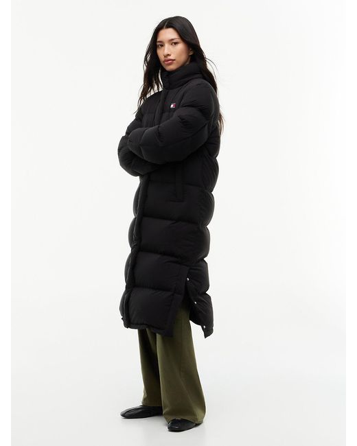 Tommy Hilfiger Blue Down Longline Alaska Puffer Coat