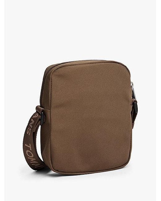Bolso Reporter Essential Con Inscripción Tommy Hilfiger de hombre de color Brown