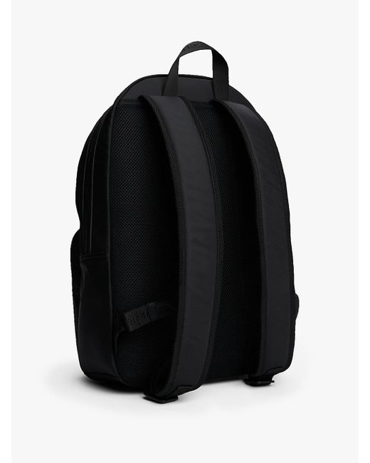 Zaino Tono Su Tono Con Logo di Tommy Hilfiger in Black da Uomo