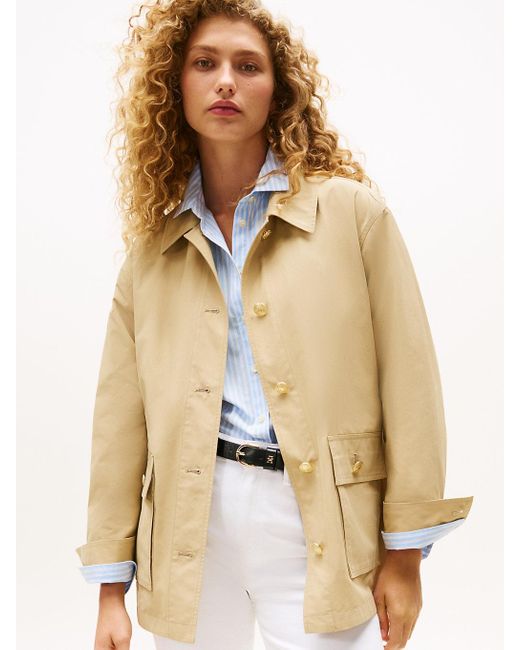 Tommy Hilfiger Natural Water Repellent Belted Field Jacket