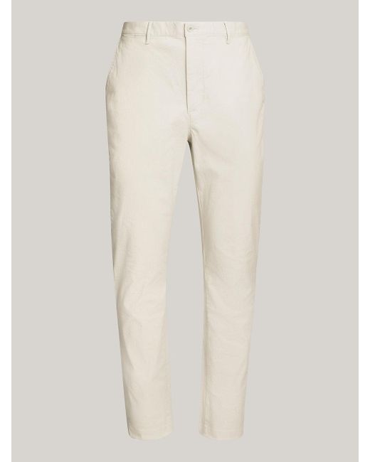 Tommy Hilfiger Natural Essential Mercer Twill Chinos for men