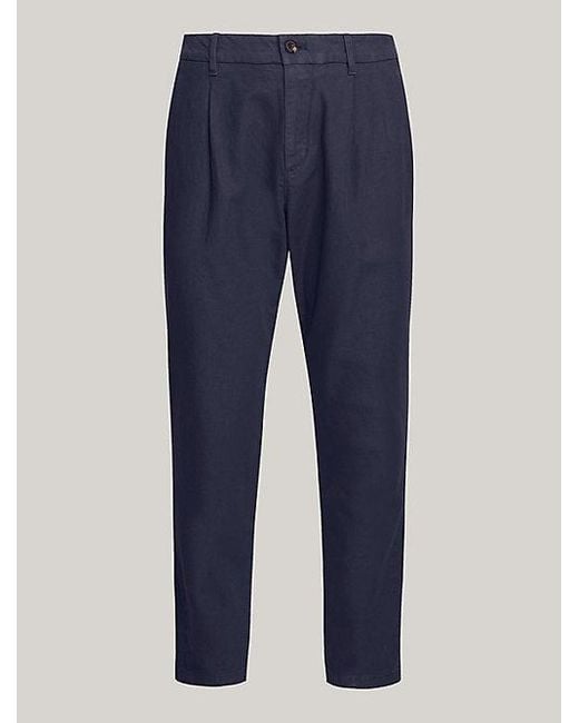 Pantalón chino Harlem de corte skinny Tommy Hilfiger de hombre de color Blue