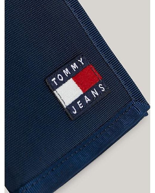 Tommy Hilfiger Essential Trifold-Brieftasche mit Badge in Blue für Herren