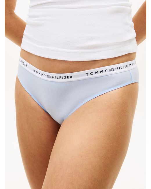 Tommy Hilfiger Blue Logo Waistband Briefs