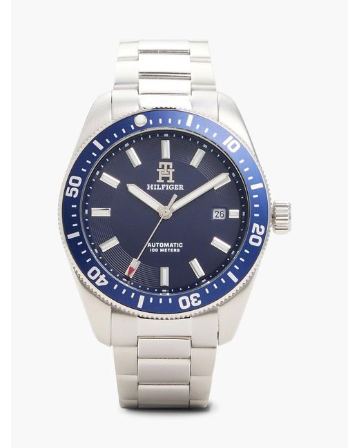 Tommy Hilfiger Blue Stainless Steel Watch for men