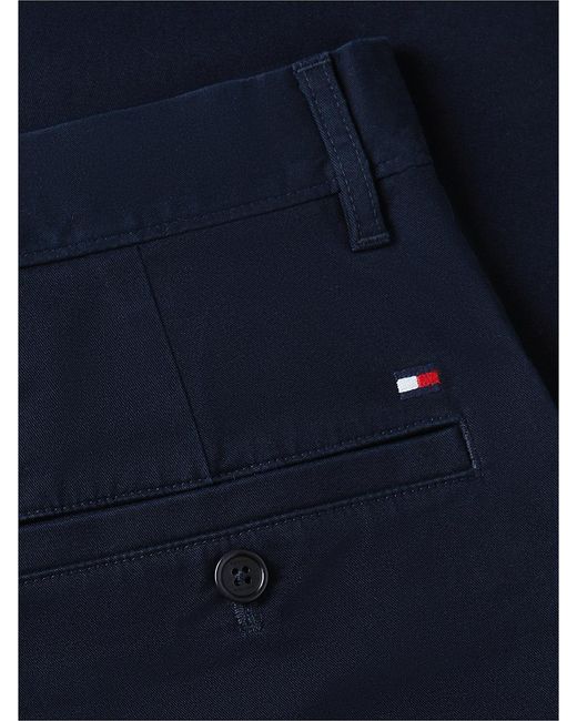 Tommy Hilfiger Blue Dover Regular Twill Chinos for men