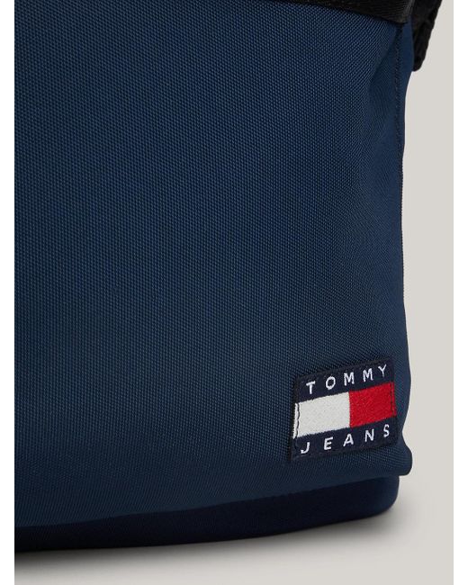 Tommy Hilfiger Blue Essential Roll-top Backpack for men