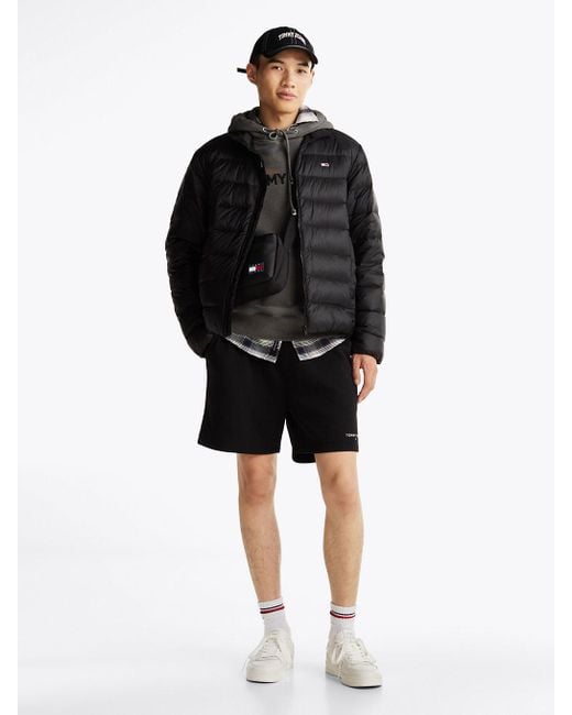 Tommy Hilfiger Black Lightweight Water Repellent Jacket for men