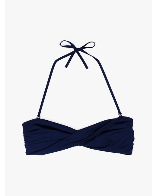 Tommy Hilfiger Natural Twist Detail Bandeau Bikini Top