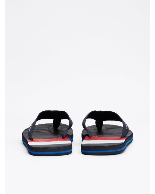 Tommy Hilfiger Blue Massage Footbed Flip-flops for men