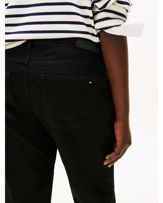 Jean Bootcut Curve Noir Taille Haute Tommy Hilfiger en coloris White