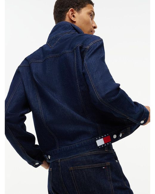 Tommy Hilfiger Blue Ryan Regular Denim Trucker Jacket for men