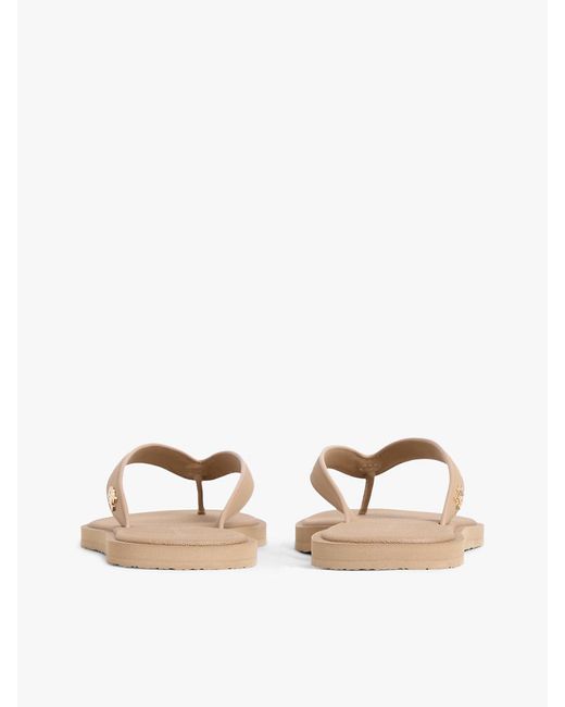 Tommy Hilfiger Green Chic Th Monogram Flip-flops