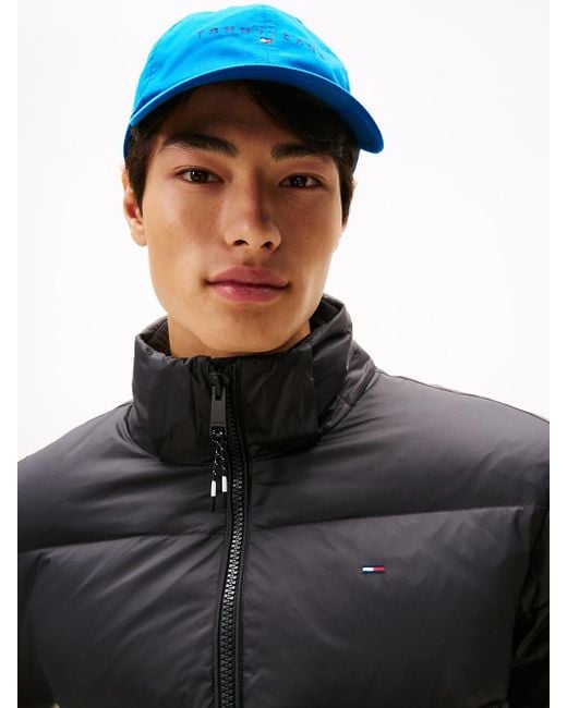 Piumino Idrorepellente Con Cappuccio di Tommy Hilfiger in Blue da Uomo