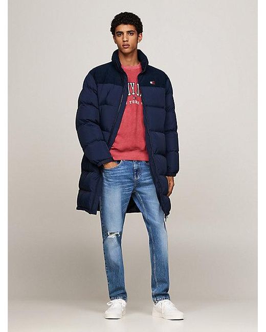 Tommy Hilfiger Alaska Daunen-Puffer-Jacke Mit Cord in Blue für Herren