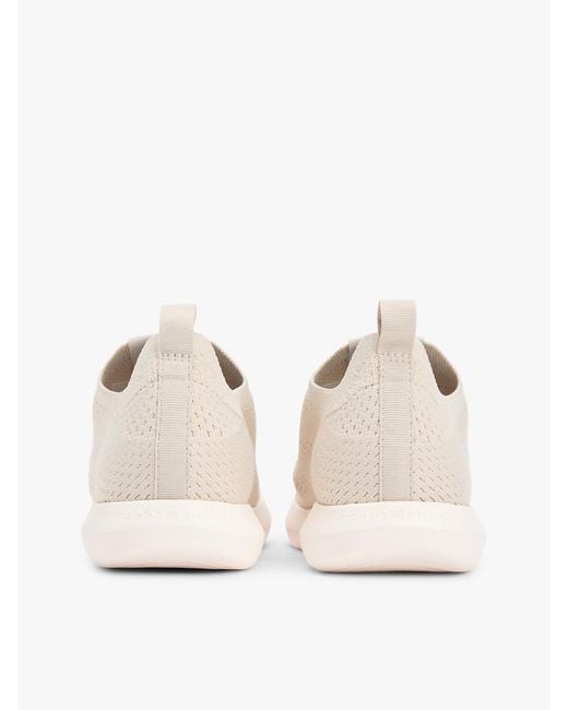 Tommy Hilfiger Natural Knit Lightweight Mono-Sock Slip-On Trainers