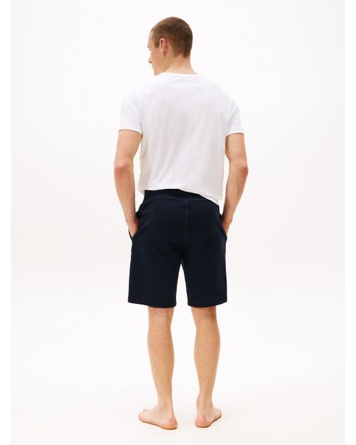 Shorts Lounge Th Original Con Logo di Tommy Hilfiger in Blue da Uomo