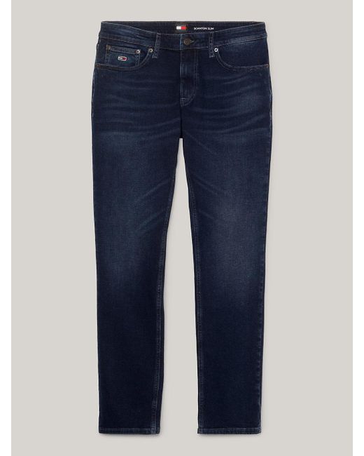 Tommy Hilfiger Blue Scanton Slim Faded Jeans for men