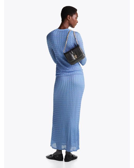 Tommy Hilfiger Chain Strap Soft Leather Crossbody Bag in Black Lyst UK